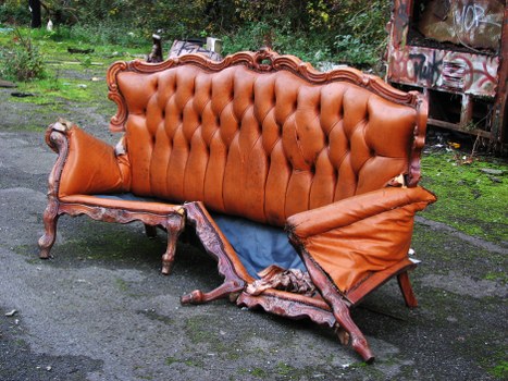 Illustration of business waste collection van in Poplar