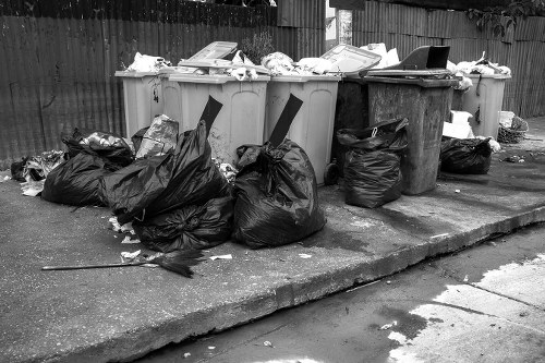Commercial waste removal services in Poplar