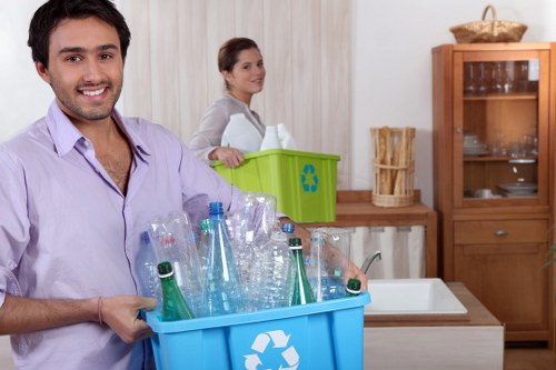 Proper disposal and recycling during garage clearance in Poplar