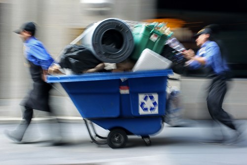 House clearance services being performed